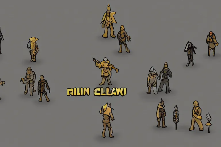 Prompt: Rimworld Character Pawn Concept art youtube thumbnail clean Minimalist