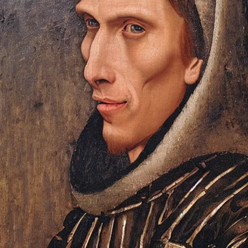 Image similar to A 15th century medieval renaissance oil painting of Jerma985, portrait of Jerma985, grainy, realistic, very realistic, hyperrealistic, highly detailed, very detailed, extremely detailed, very neat, very epic, very cool, detailed, trending on artstation