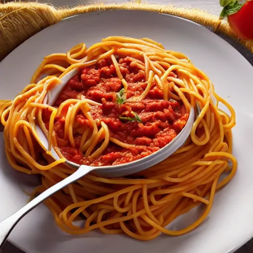 Prompt: cannibal spaghetti,