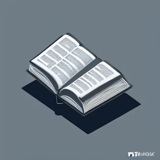 Prompt: isometric vector low poly white Bible icon, black background, cgsociety, volumetric lighting, artstationhq