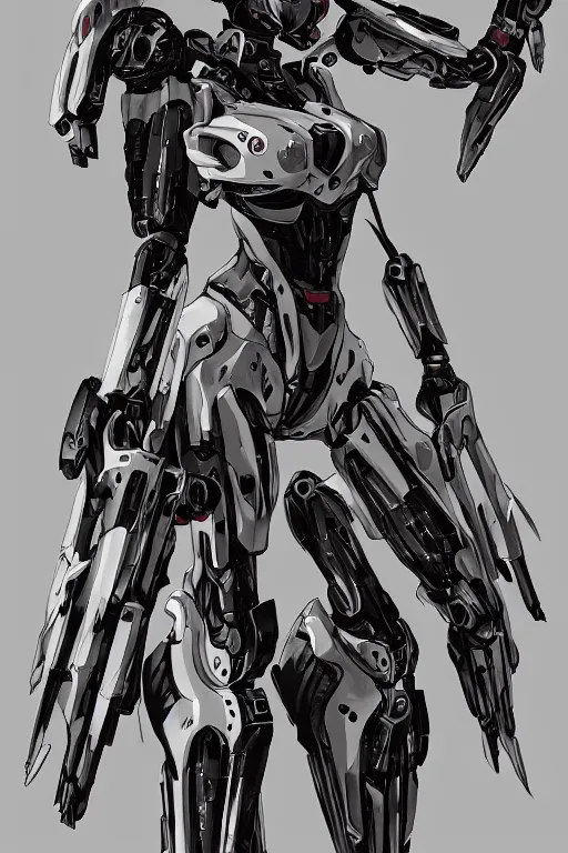 Prompt: heroine, beautiful, female mecha lineart concept, evangelion, brian sum, red and gray scale, full body, robotic, circle, manual, warlock, ultra detailed, digital art, 8 k, character, realistic, portrait, 3 d, hyperrealistic