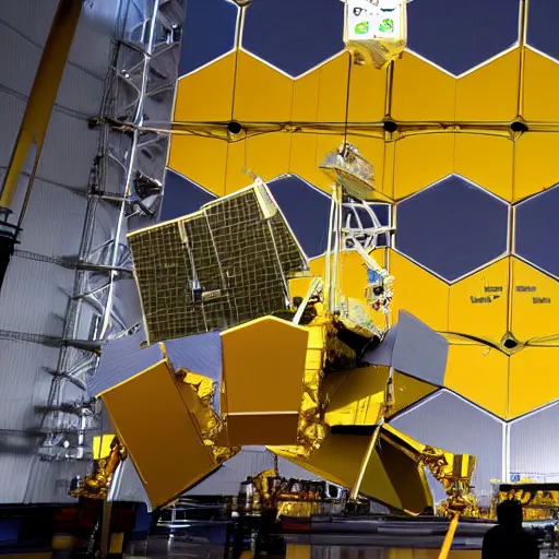 Image similar to pictures from the james webb telescope