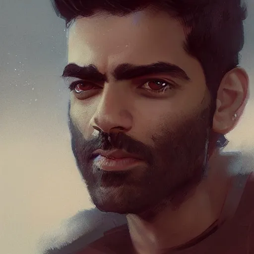 Image similar to A portrait of Rahul Kohli, star wars art, art by greg rutkowski, matte painting, trending on artstation