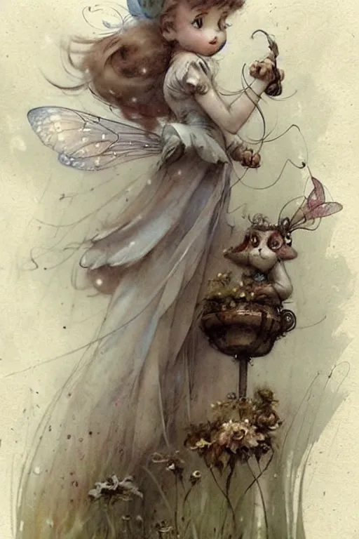 Image similar to (((((1950s fairy tale modrd . muted colors.))))) by Jean-Baptiste Monge !!!!!!!!!!!!!!!!!!!!!!!!!!!
