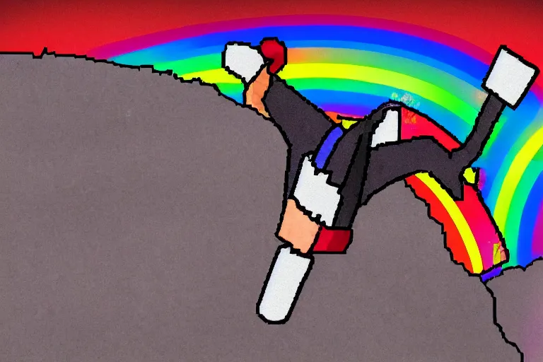 Image similar to nyan cat in the ufc