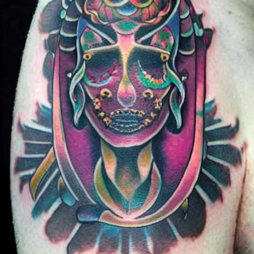 Image similar to psicodelic tattoo