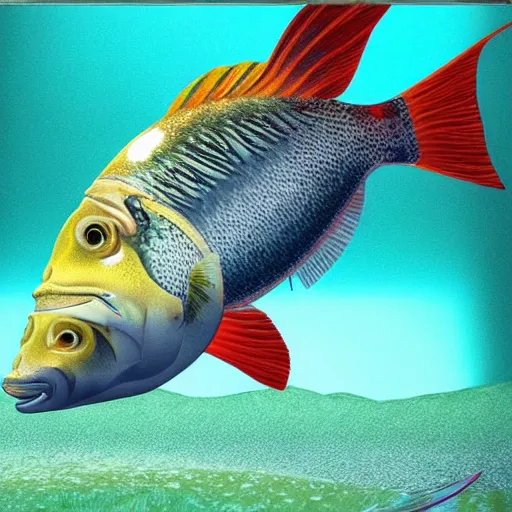 Prompt: fish swimming in a blender, photorealistic, detailed