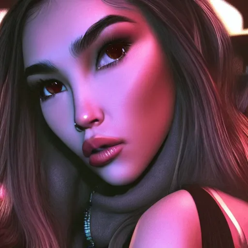 Image similar to madison beer a an intergalactic popstar, render, blender render, unity render, 4 k wallpaper, art station trending, artstation 4 k coherent, coherent, 4 k, detailed