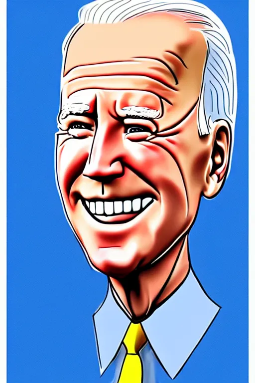 Prompt: joe biden lollipop, political cartoon, hyper realistic