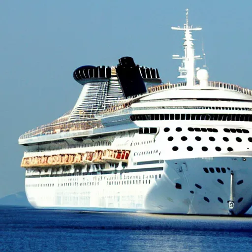 Image similar to tom cruise cruising on a cruise ship