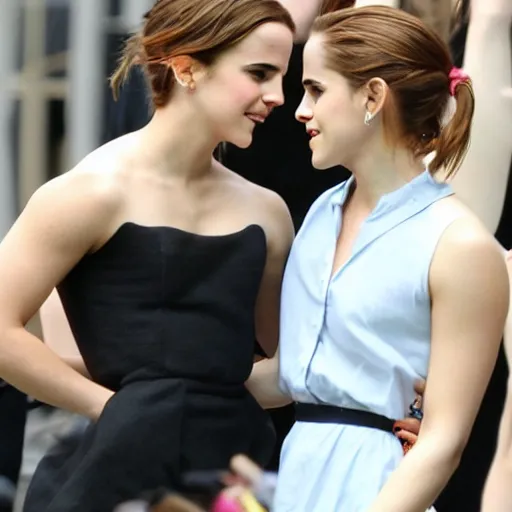 Image similar to emma watson tackling emma watson