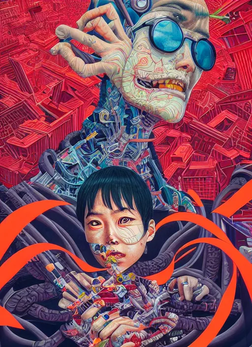 akira city, junji ito, tristan eaton, victo ngai, | Stable Diffusion ...