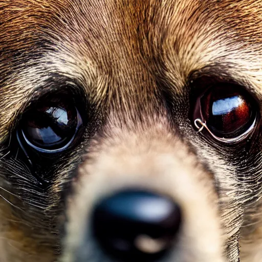 Image similar to a hybrid between a dog and an ant, photography, award - winning, national geographic channel, discovery channel, 8 k, macrophotography, close up, pentax 1 0 0 0 k