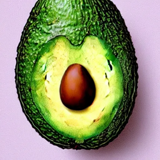 Image similar to avocado as nathan fillion