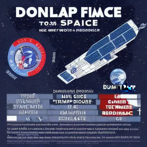 Image similar to Donald Trump's Space Force