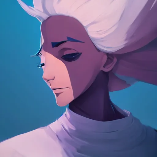 Image similar to face icon stylized minimalist bleach, loftis, cory behance hd by jesper ejsing, by rhads, makoto shinkai and lois van baarle, ilya kuvshinov, rossdraws global illumination