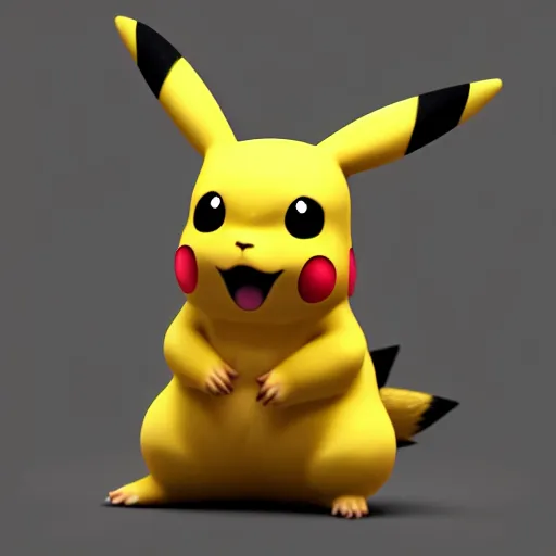 Image similar to photography of a realistic pikachu animal, 8 k, cinematic lighting, natural background, trending on artstation, pokemon