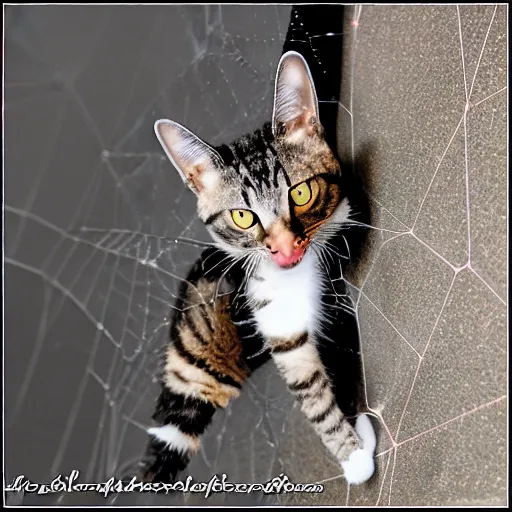 Prompt: spider cat