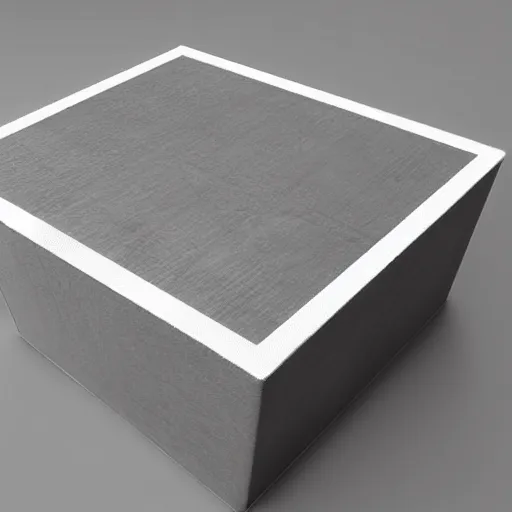 Image similar to a small cube on top of a large cube, unreal engine