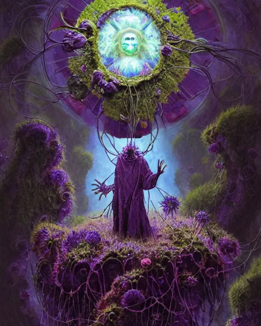 Prompt: the platonic ideal of flowers, rotting, insects and praying of cletus kasady carnage thanos dementor wild hunt doctor manhattan chtulu mandelbulb mandala howl's moving castle the witcher davinci heavy rain, d & d, fantasy, ego death, decay, dmt, psilocybin, concept art by greg rutkowski and ruan jia