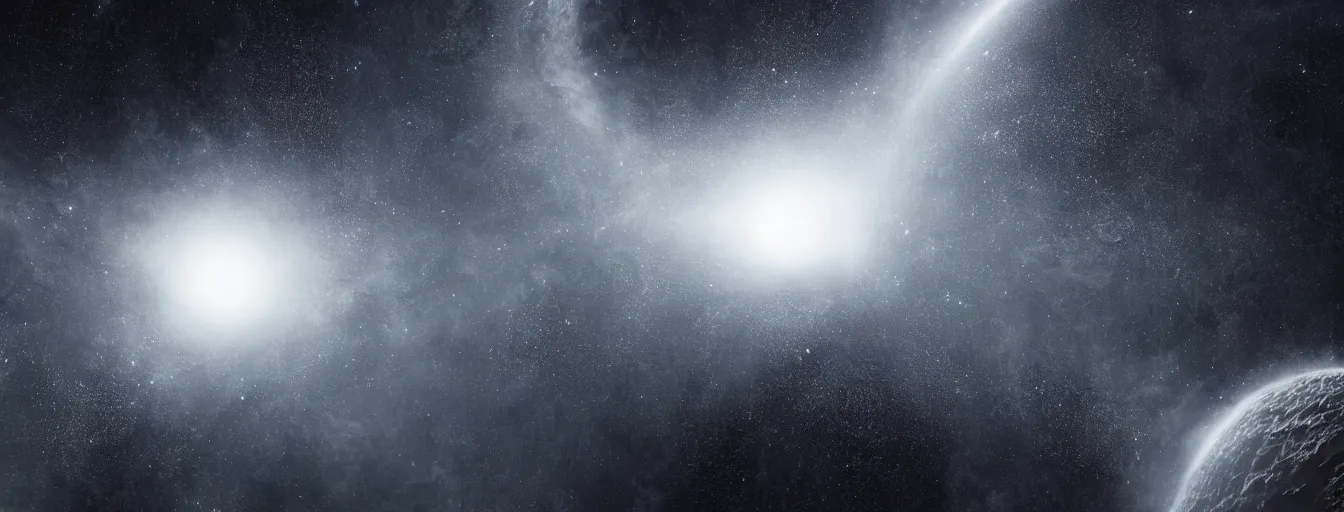 Prompt: a lone galaxy, in space, wide angle, tones of black in background, 8 k, volumetric lighting, insanely detailed and intricate, hyper realistic, octane render