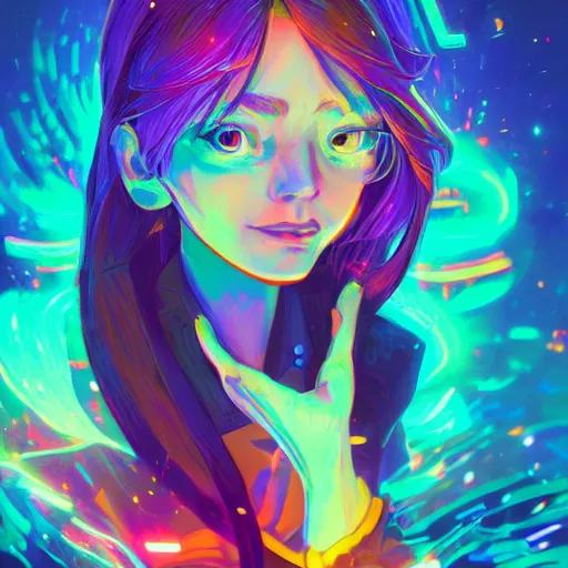 Image similar to skill magic deepdream radiating a glowing aura stuff loot legends stylized digital illustration video game icon artstation lois van baarle, ilya kuvshinov, rossdraws,