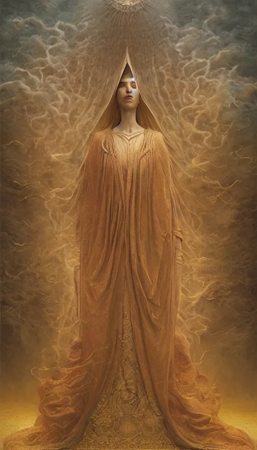 Image similar to the high priestess, digital art, matte painting, agostino arrivabene