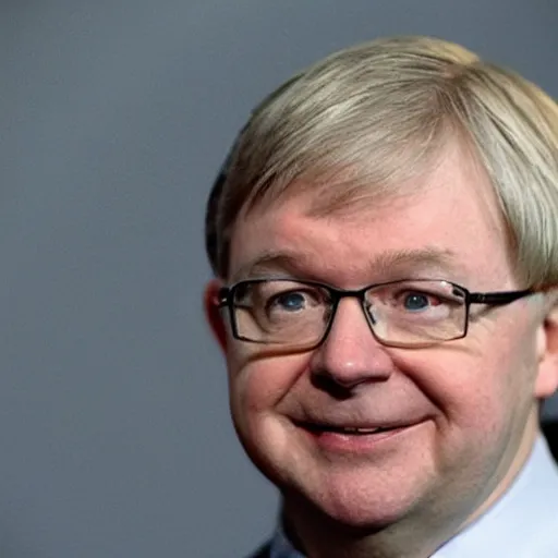 Prompt: kevin rudd, in the style of junji ito