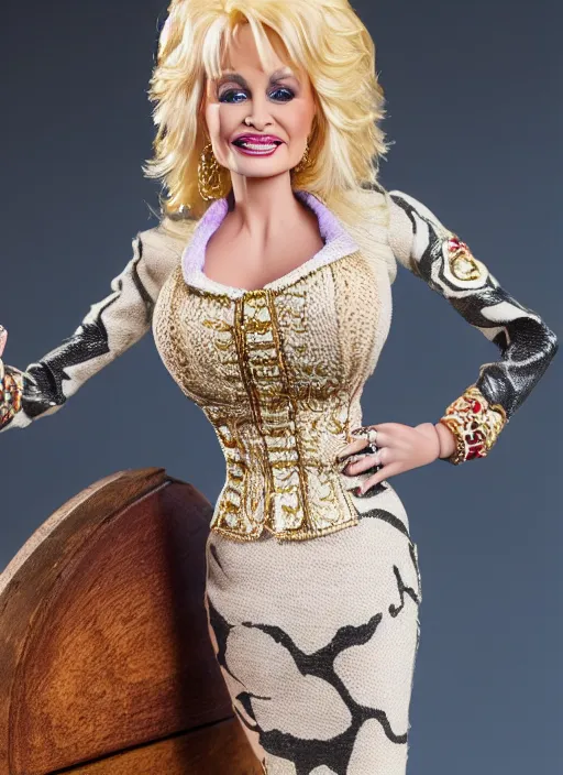 Image similar to dolly parton fashion doll, product image, highly detailed, intricate detail, studio lighting, hd