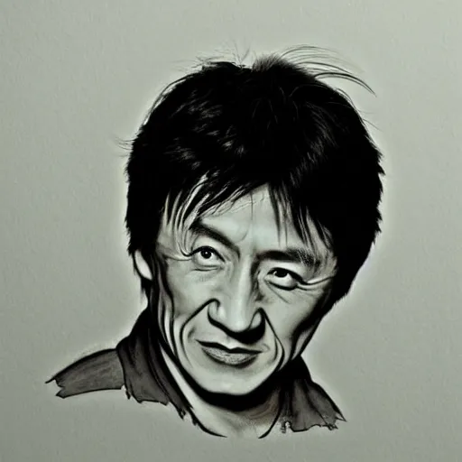 Prompt: Jackie Chan drawn by Picasso