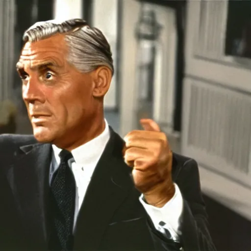 Image similar to roger o. thornhill from north by northwest