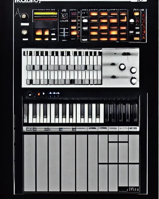 Prompt: roland 808 by Alfred Hitchcock