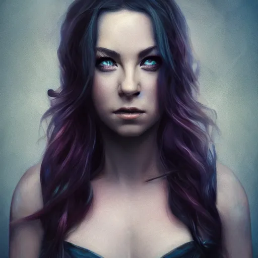 Prompt: evanescence, award winning creature portrait photography, extremely detailed, artstation, 8 k, sensual lighting, incredible art, wlop, artgerm