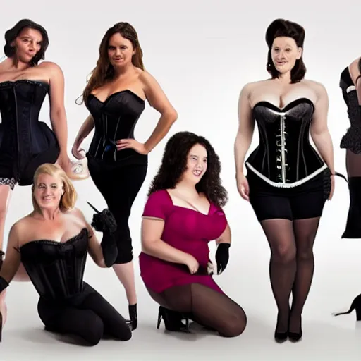 Prompt: imagine how much more women could have accomplished if it wasn't for corsets, girdles, bras and high heels.