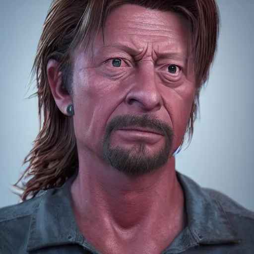 Image similar to hyperrealistic dslr film still of joe dirt, stunning 8 k octane comprehensive 3 d render, inspired by istvan sandorfi & greg rutkowski & unreal engine, perfect symmetry, dim volumetric cinematic lighting, extremely hyper - detailed, incredibly real lifelike attributes & flesh texture, intricate, masterpiece, artstation, stunning