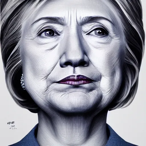 Image similar to UHD photorealistic Hillary Clinton dressed as Kim Jung Un, in the style of tonalism by Greg Rutkowski, trending on Artstation, hyperrealistic, correct details, symmetrical faces