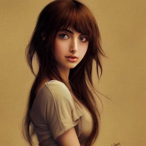 Prompt: portrait of beautiful happy young ana de armas, ethereal, realistic anime, portrait, beautiful face, symmetrical face, trending on pixiv, detailed, clean lines, sharp lines, crisp lines, award winning illustration, masterpiece, 4 k, eugene de blaas and ross tran, vibrant color scheme, intricately detailed, in the style of romanticism, cinematic, artstation