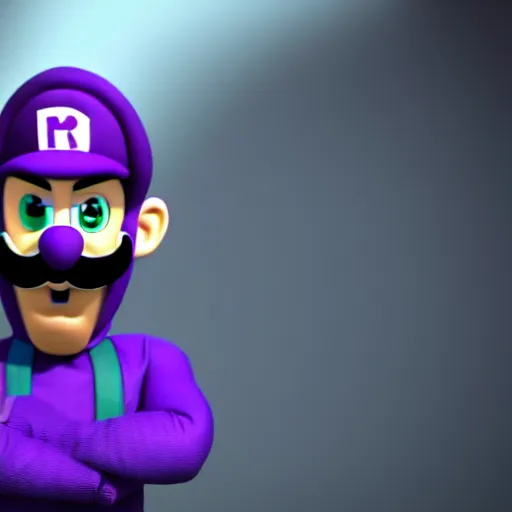 Image similar to ryan reynolds as waluigi, highly detailed, extremely high quality, hd, 4 k, 8 k, canon 3 0 0 mm, professional photographer, 4 0 mp, lifelike, top - rated, award winning, realistic, detailed lighting, detailed shadows, sharp, no blur, edited, corrected, trending