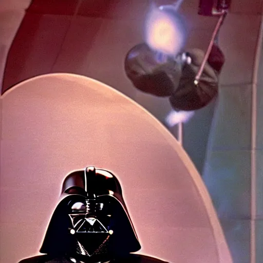 Image similar to photo of Darth Vader guest appearance on 1975 episode of “The Love Boat