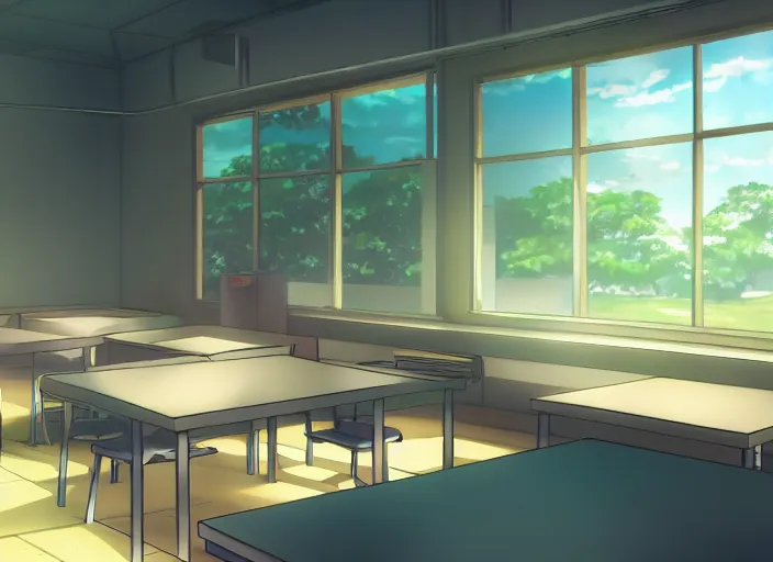 Deserted Anime Classroom: Just Sun, Desks and Chairs, AI Generative Stock  Illustration - Illustration of anime, stunning: 269289684