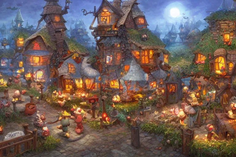 Image similar to mousefolk cozy fantasy village street view by artgerm and Craig Mullins, James Jean, Andrey Ryabovichev, Mark Simonetti and Peter Morbacher 16k