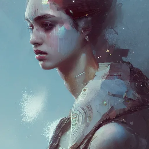 Image similar to beauty girl, hyper detailed, insane details, intricate, elite, elegant, luxury, by ismail inceoglu dragan bibin hans thoma greg rutkowski alexandros pyromallis rene maritte illustrated, perfect face, fine details, realistic shaded, fine - face, pretty face