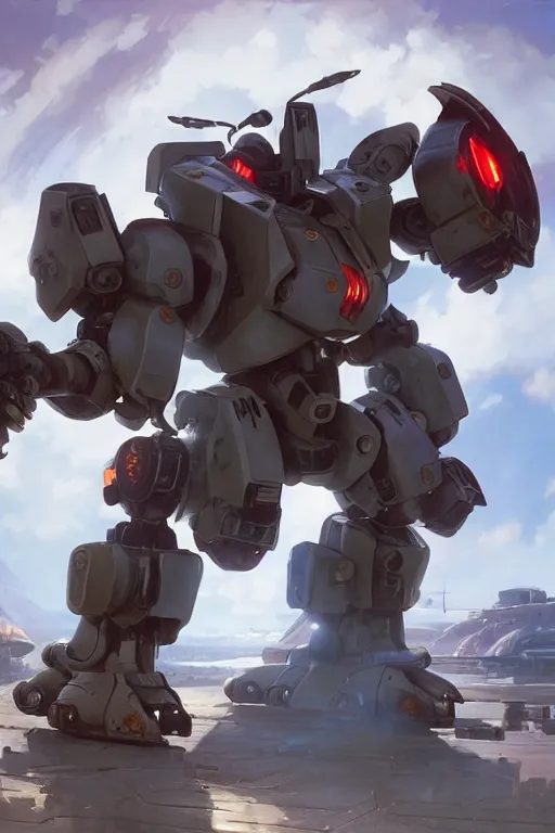 Image similar to mechwarrior 5 : mercenaries mech megaman transformer robot boss tank engine game octane render, 4 k, hd 2 0 2 2 3 d cgi rtx hdr style chrome reflexion glow fanart jesper ejsing, by rhads, makoto shinkai borderlands and by feng zhu rossdraws artstation by digital cinematic pixar and disney unreal zbrush central hardmesh