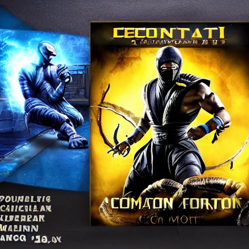 Image similar to scorpion mortal kombat blue, video game