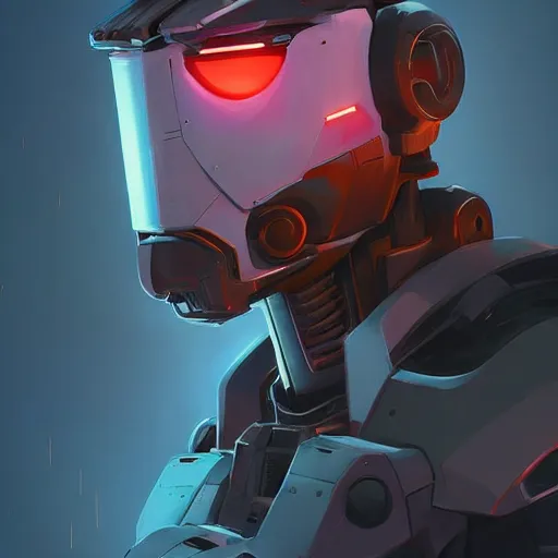 Image similar to face icon stylized minimalist mechwarrior, loftis, cory behance hd by jesper ejsing, by rhads, makoto shinkai and lois van baarle, ilya kuvshinov, rossdraws global illumination