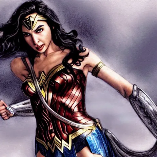 Amazon.com: Trends International DC Comics - Wonder Woman - Sketch Wall  Poster, 22.375