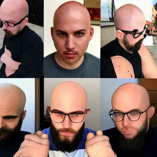 Image similar to bald gang