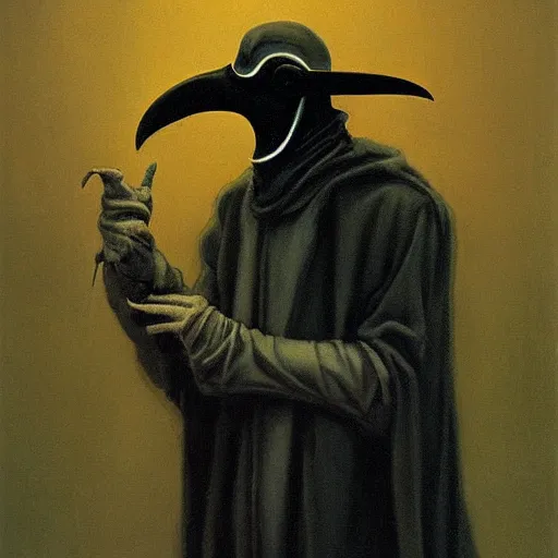 Image similar to plague doctor by dorian vallejo