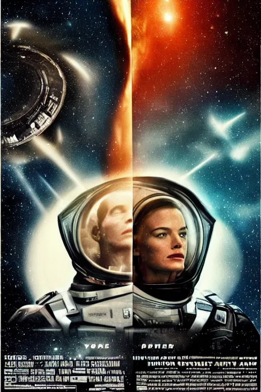 Prompt: interstellar, 1960s movie poster