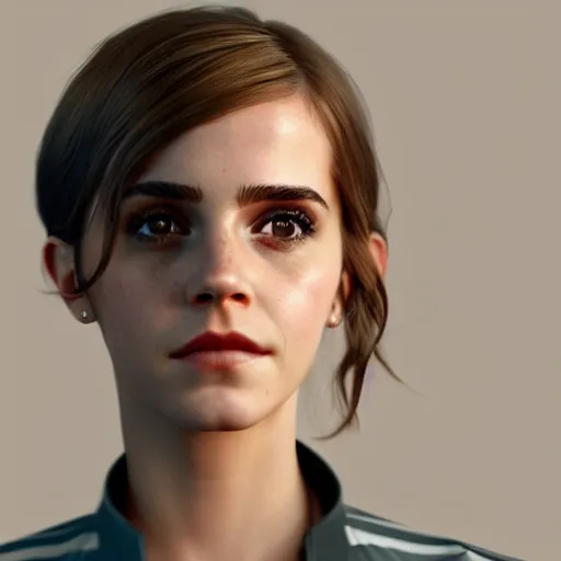 Prompt: portrait of emma watson, 8 k uhd, unreal engine, octane render in the artstyle of finnian macmanus, john park and greg rutkowski